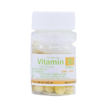Vitamin b2 (lọ 100v) - HN - lọ