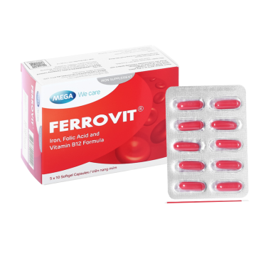 Ferrovit (hộp 5 vỉ x 10 viên) - hộp