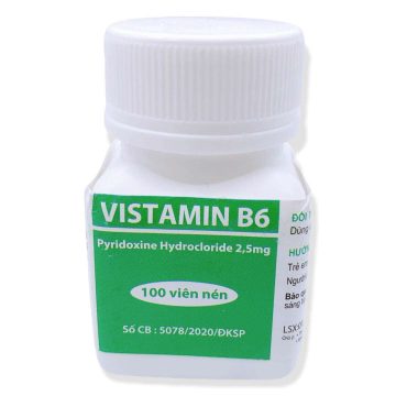 Vitamin B6 (lọ 100 viên) - lọ