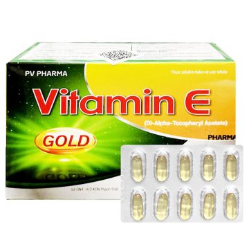 Vitamin E (hộp 3 vỉ x 10 viên) PV - hộp