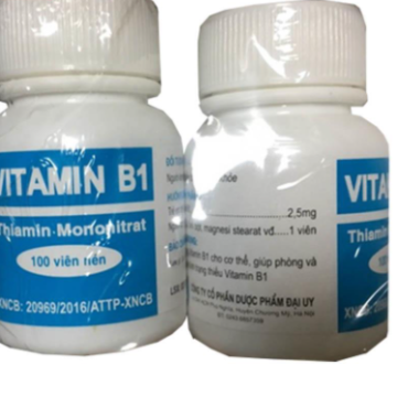 Vitamin B1 (lọ 100 viên _Đ.Uy) - lọ