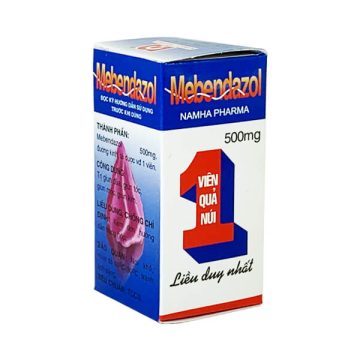 Mebendazol (hộp 1 viên) giun núi - hộp