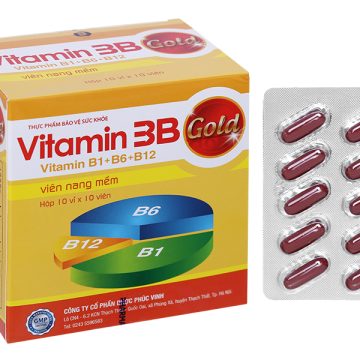 Vitamin 3B Gold (hộp 10 vỉ x 10 viên) - hộp