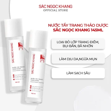 Nước tẩy trang sắc ngọc khang - lọ 145ml