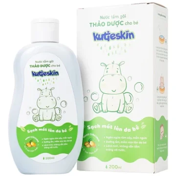 Nước tắm thảo dược Kutieskin - chai 200ml - chai