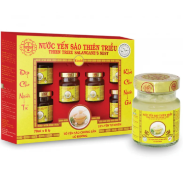 Nước yến sào thiên triều gold 22% (sét 6 lọ) - sét