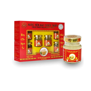 Nước yến sào thiên triều 12% (sét 6 lọ) - set