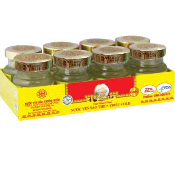 Nước yến sào thiên triều gold 22% (Lốc 8 lọ) - lọ