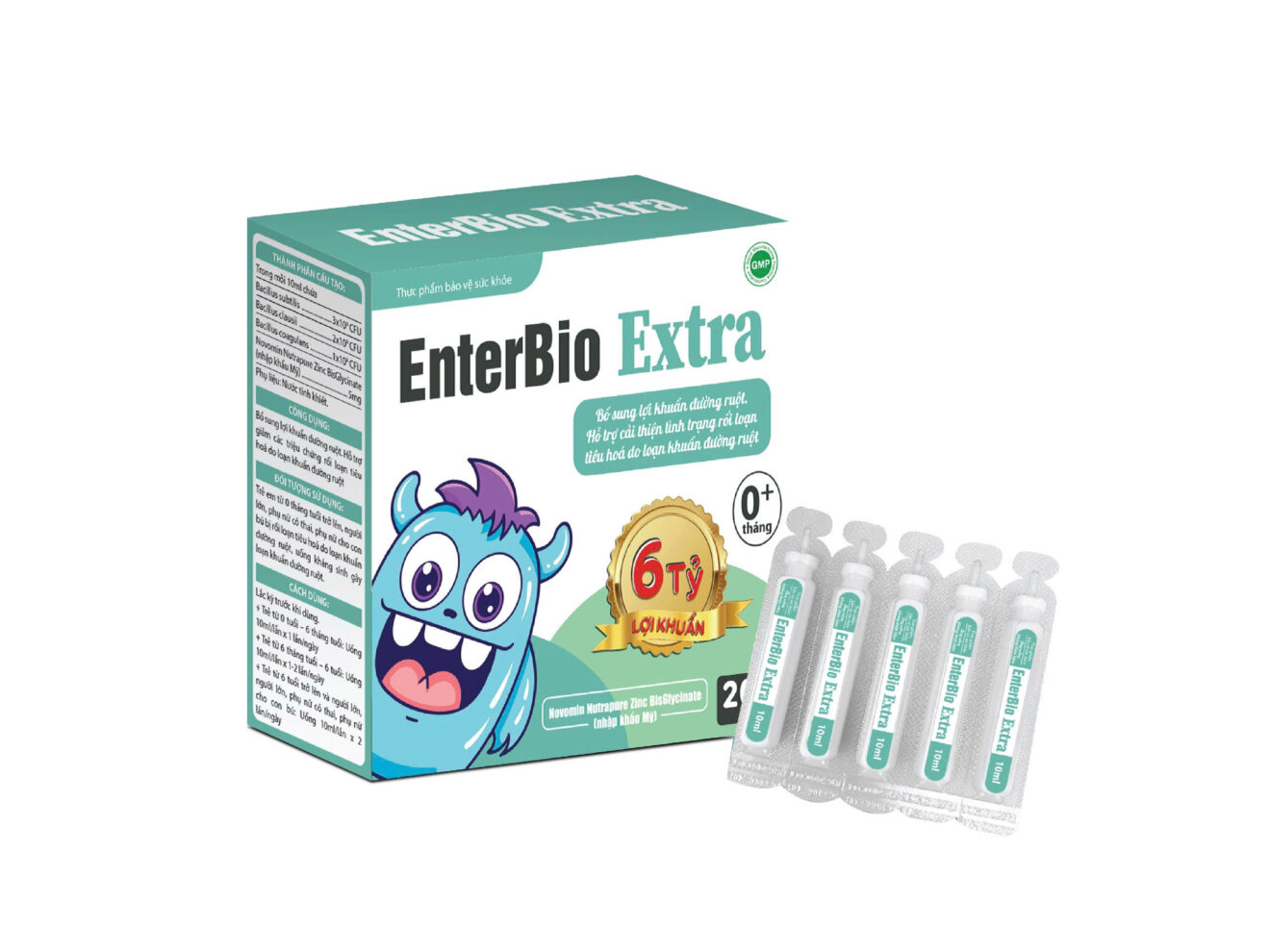 EnterBio Extra – Men vi sinh bổ sung 6 tỷ lợi khuẩn
