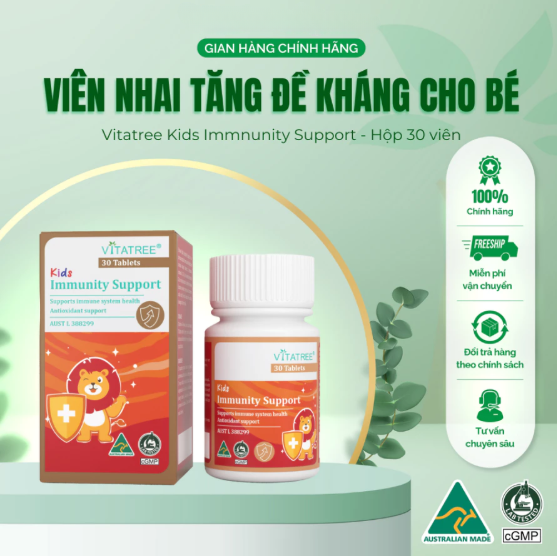 TPBVSK Vitatree Kids Immunity Support (H/30 viên )