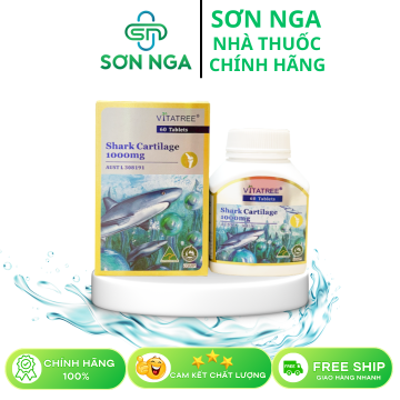 Shark Cartilage - 1000mg - TPBVSK Vitatree