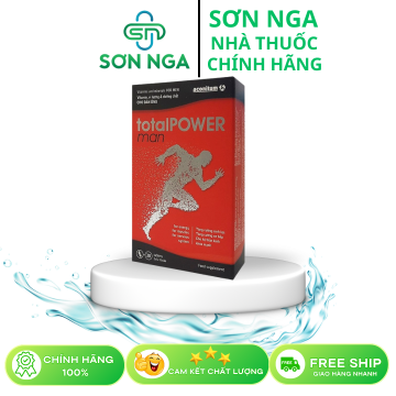 Total Power Man chứa 23 hoạt chất thiết yếu cho nam giới, giúp tăng cường chức năng tạng thận, bồi bổ cơ thể, bổ thận, tráng dương, duy trì hệ miễn dịch, tăng cường sức đề kháng và phòng chống nhiều bệnh khác
