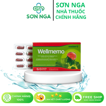 Sản phẩm viên uống bổ não Wellmemo